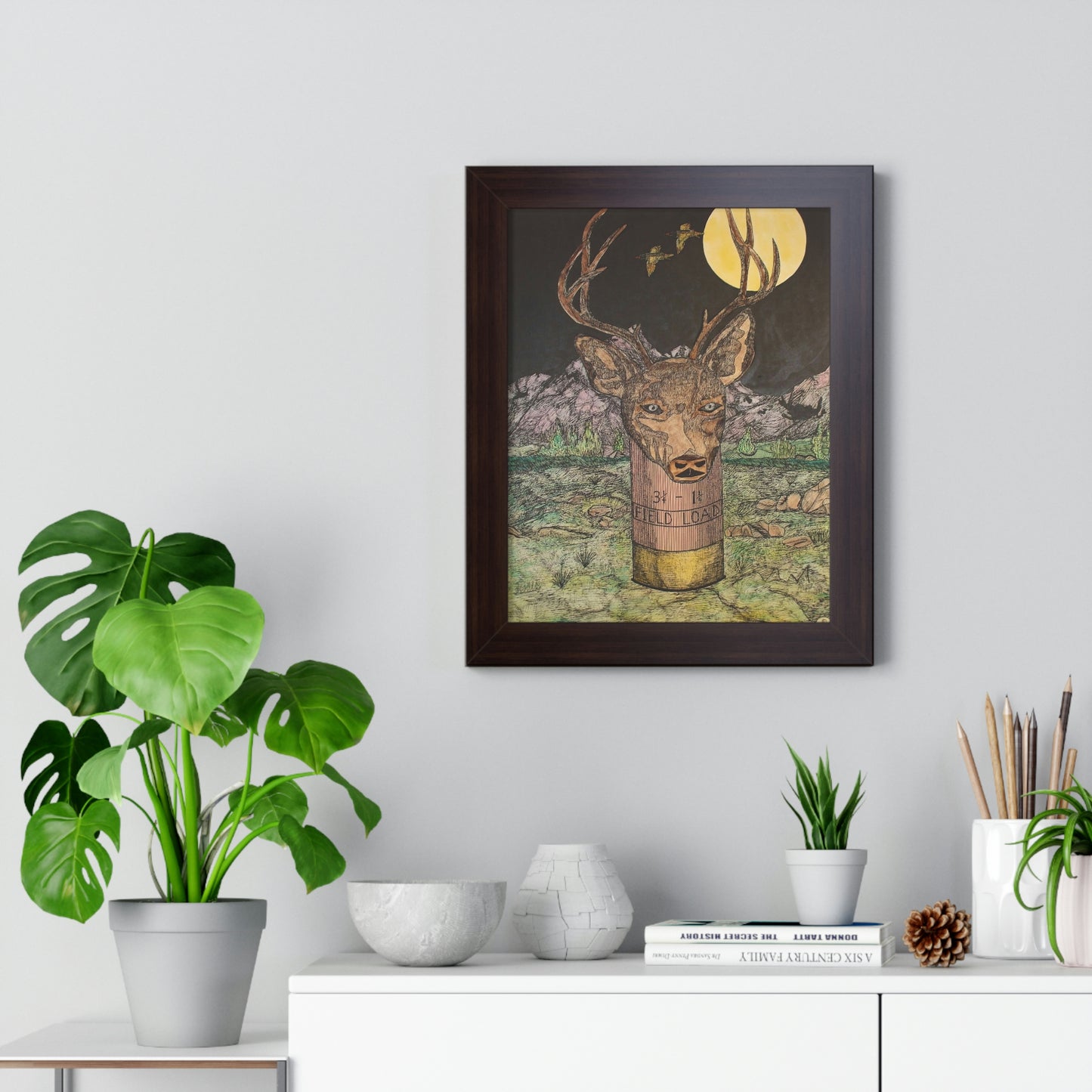 BUCKSHOT Framed Vertical Poster