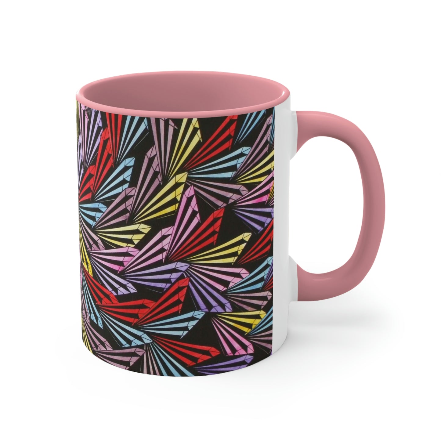 PINWHEEL Accent Coffee Mug, 11oz
