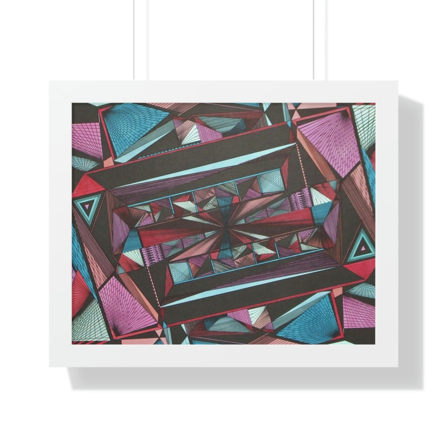 LIGHT DUO MEGALOPOLIS Framed Horizontal Poster