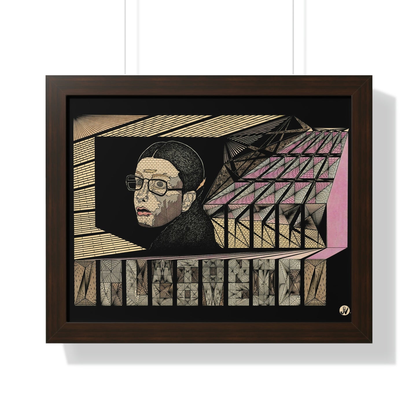 PLATONIC LOVE Framed Horizontal Poster