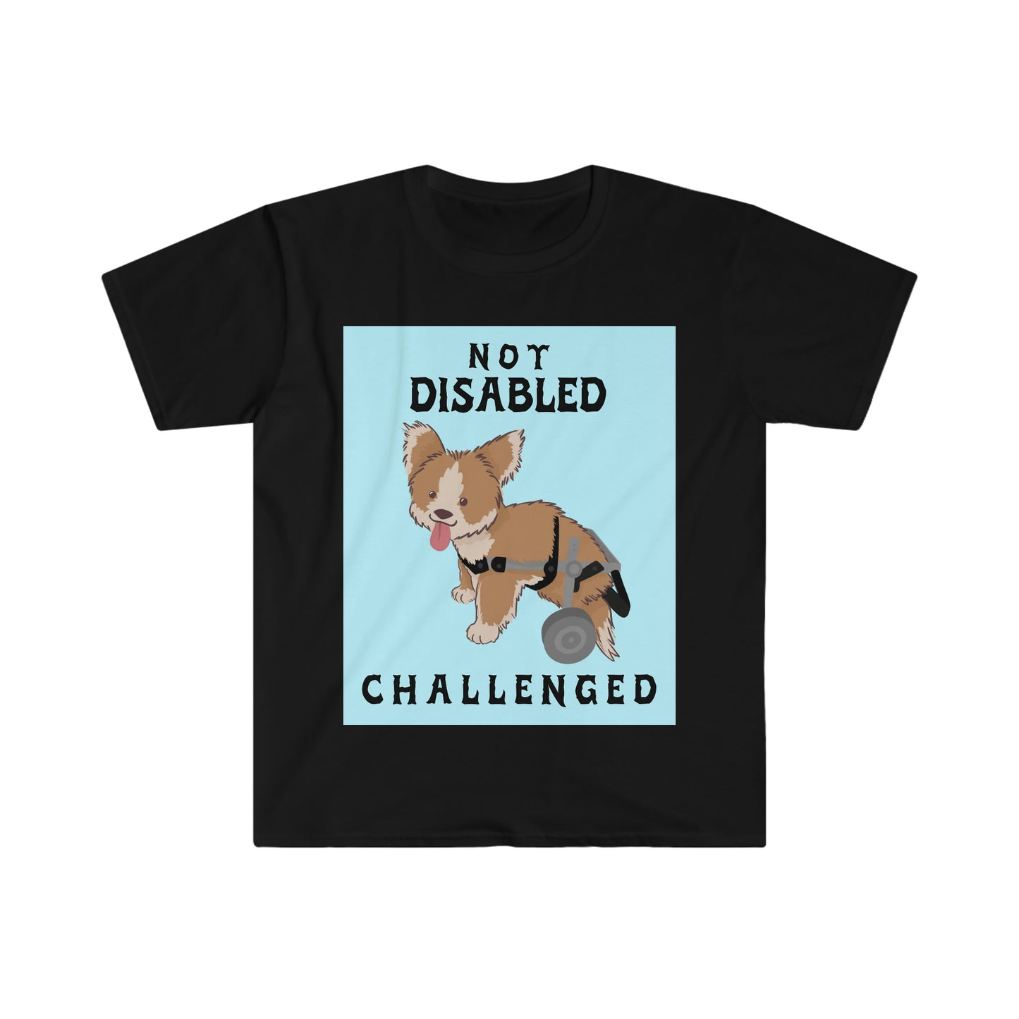 NOT DISABLED Unisex Softstyle T-Shirt