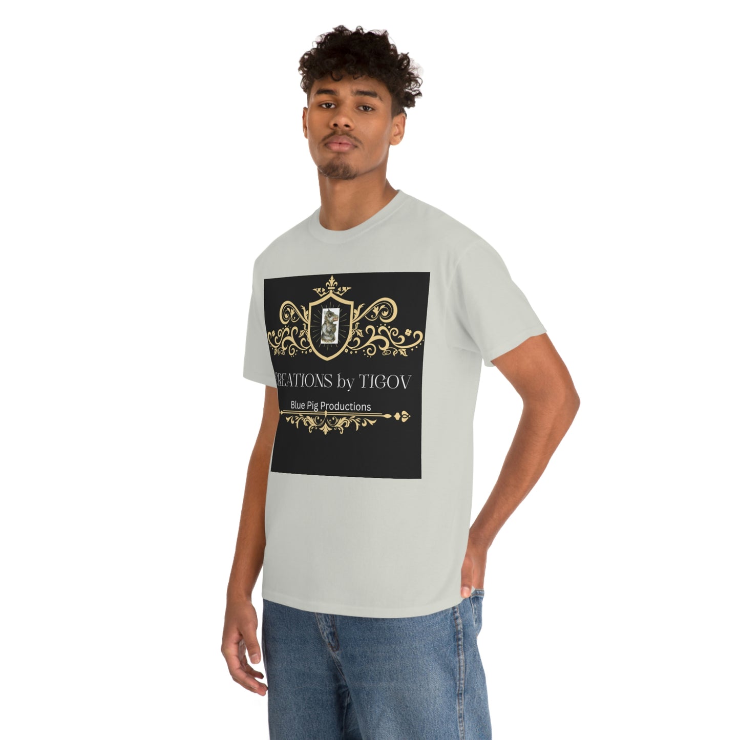 CREATIONS BY TIGOV Unisex Heavy Cotton Tee