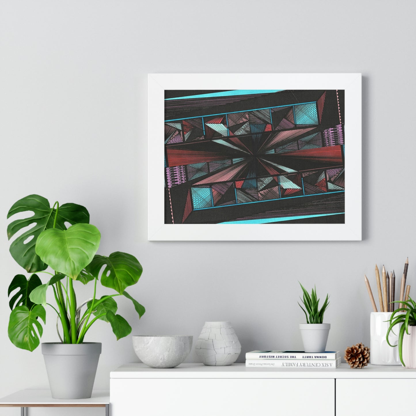 DUO MEGALOPOLIS Framed Horizontal Poster