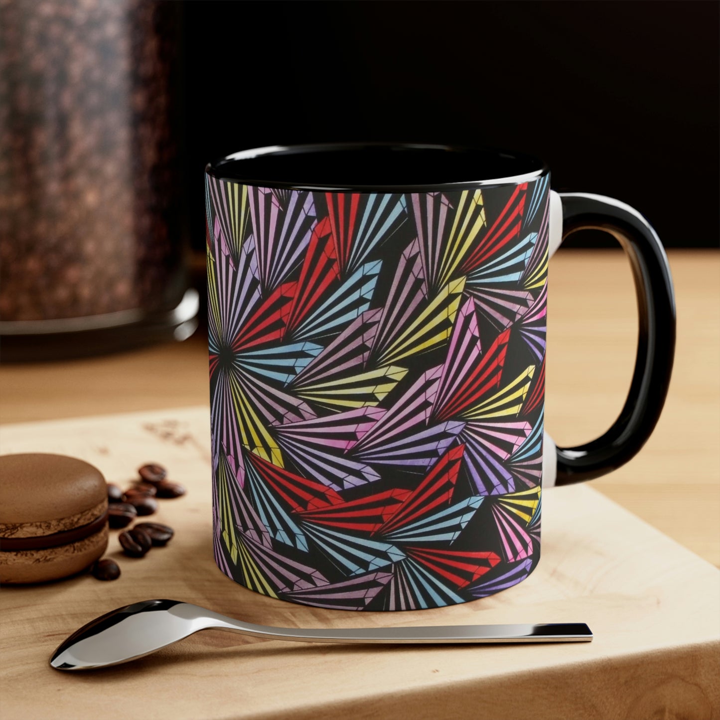 PINWHEEL Accent Coffee Mug, 11oz