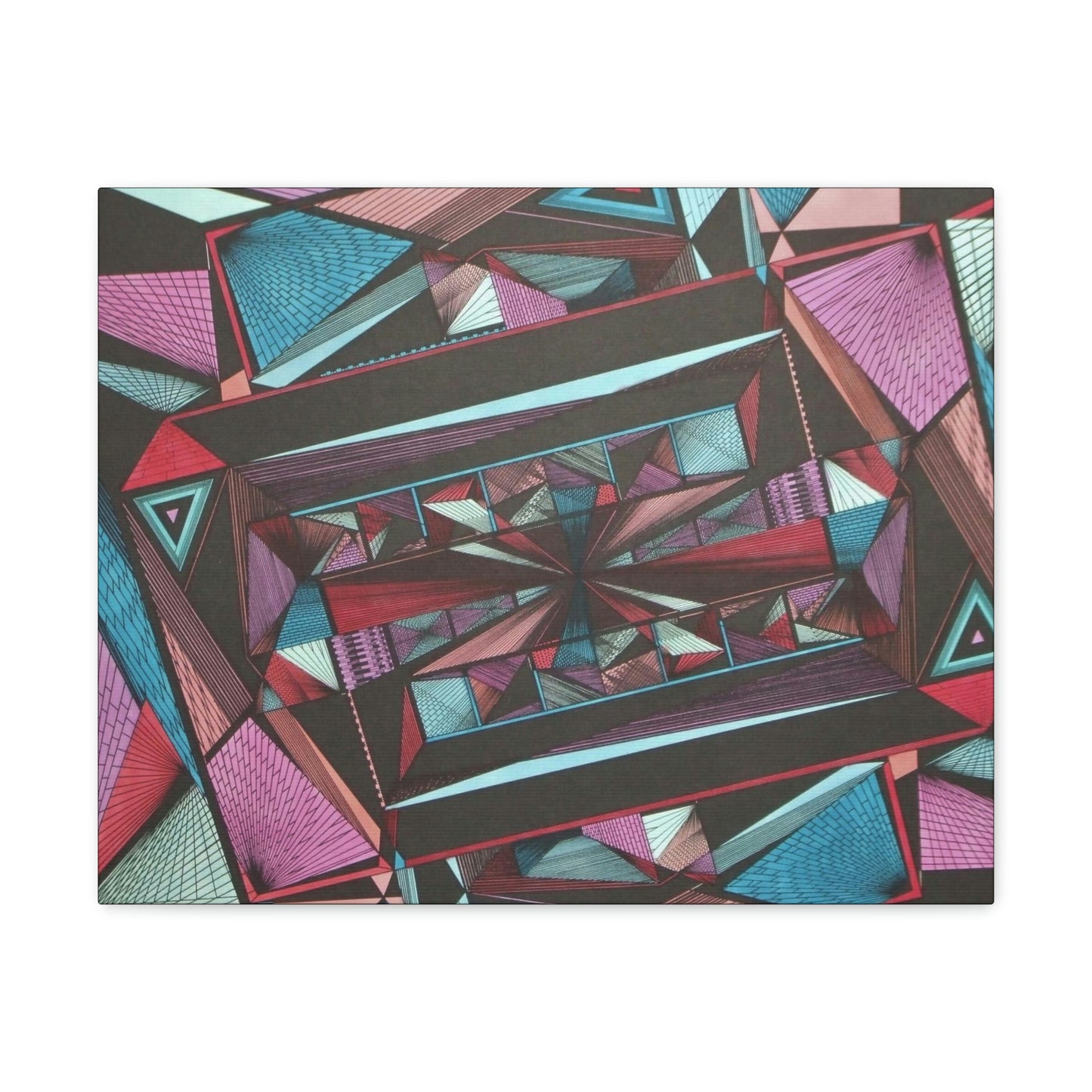 LIGHT DUO MEGALOPOLIS Canvas Gallery Wraps