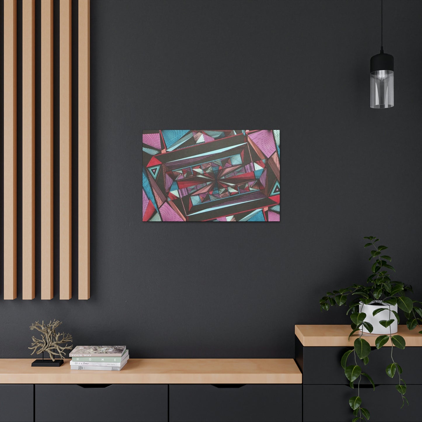 LIGHT DUO MEGALOPOLIS Canvas Gallery Wraps