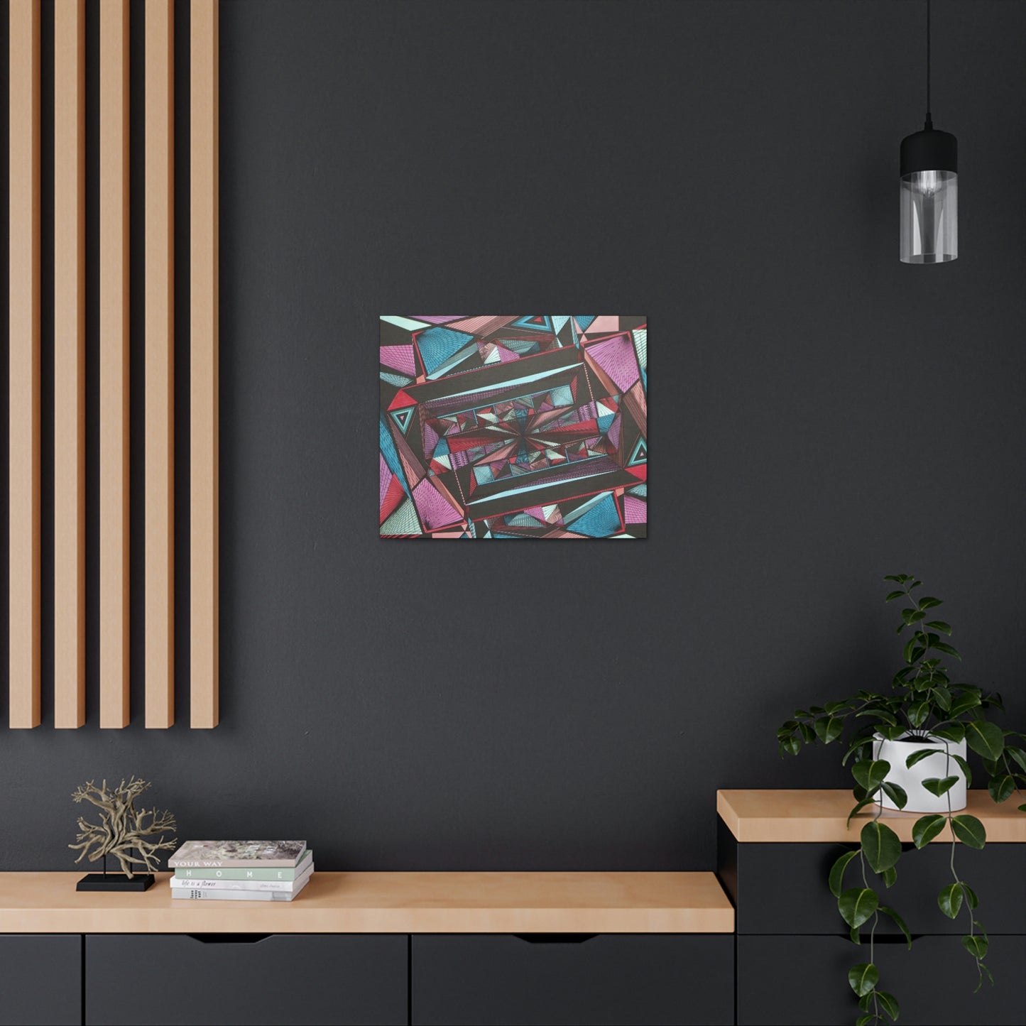 LIGHT DUO MEGALOPOLIS Canvas Gallery Wraps