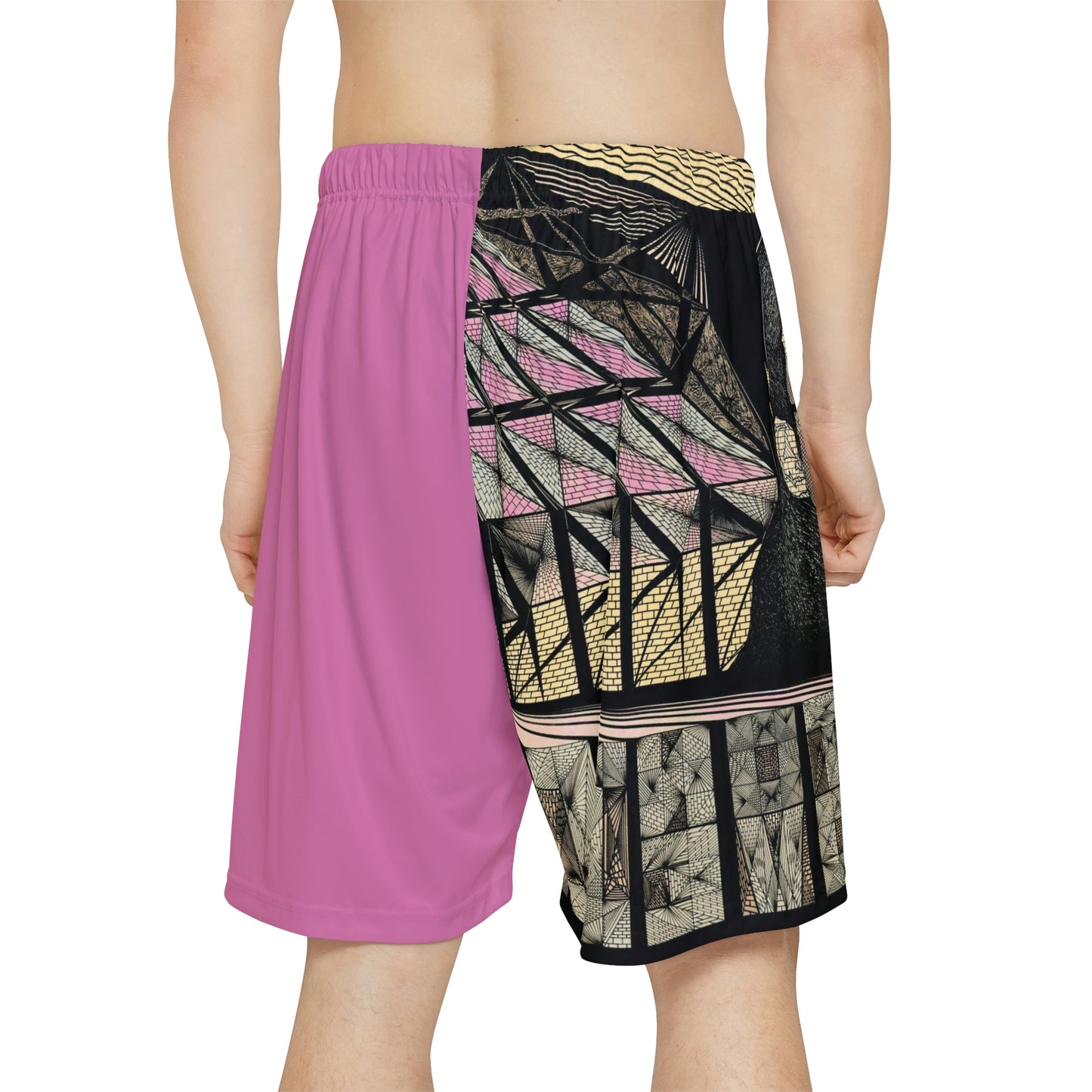 PINK PLATONIC LOVE  Men’s Sports Shorts (does not have pockets)