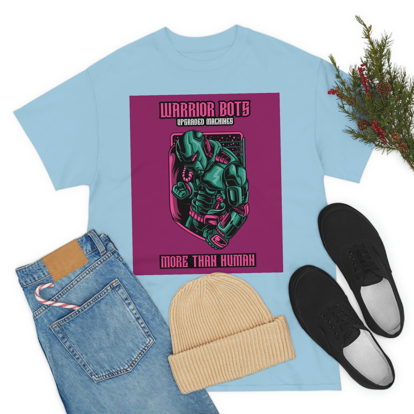 WARRIOR BOTS Unisex Heavy Cotton Tee