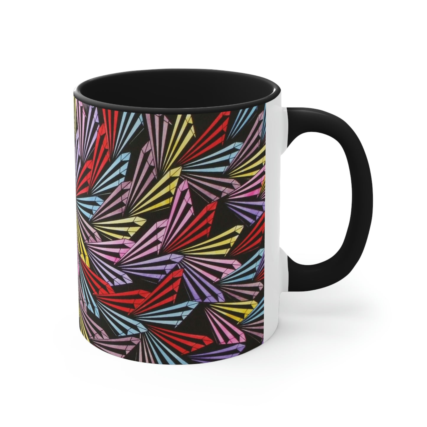PINWHEEL Accent Coffee Mug, 11oz