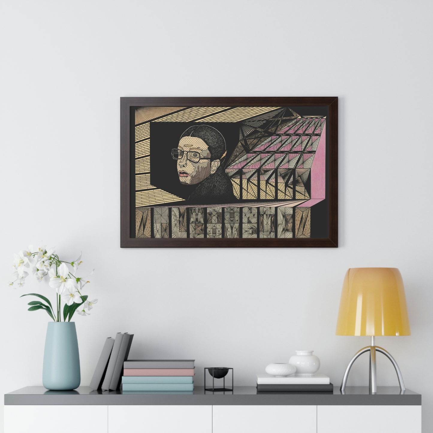 PLATONIC LOVE Framed Horizontal Poster
