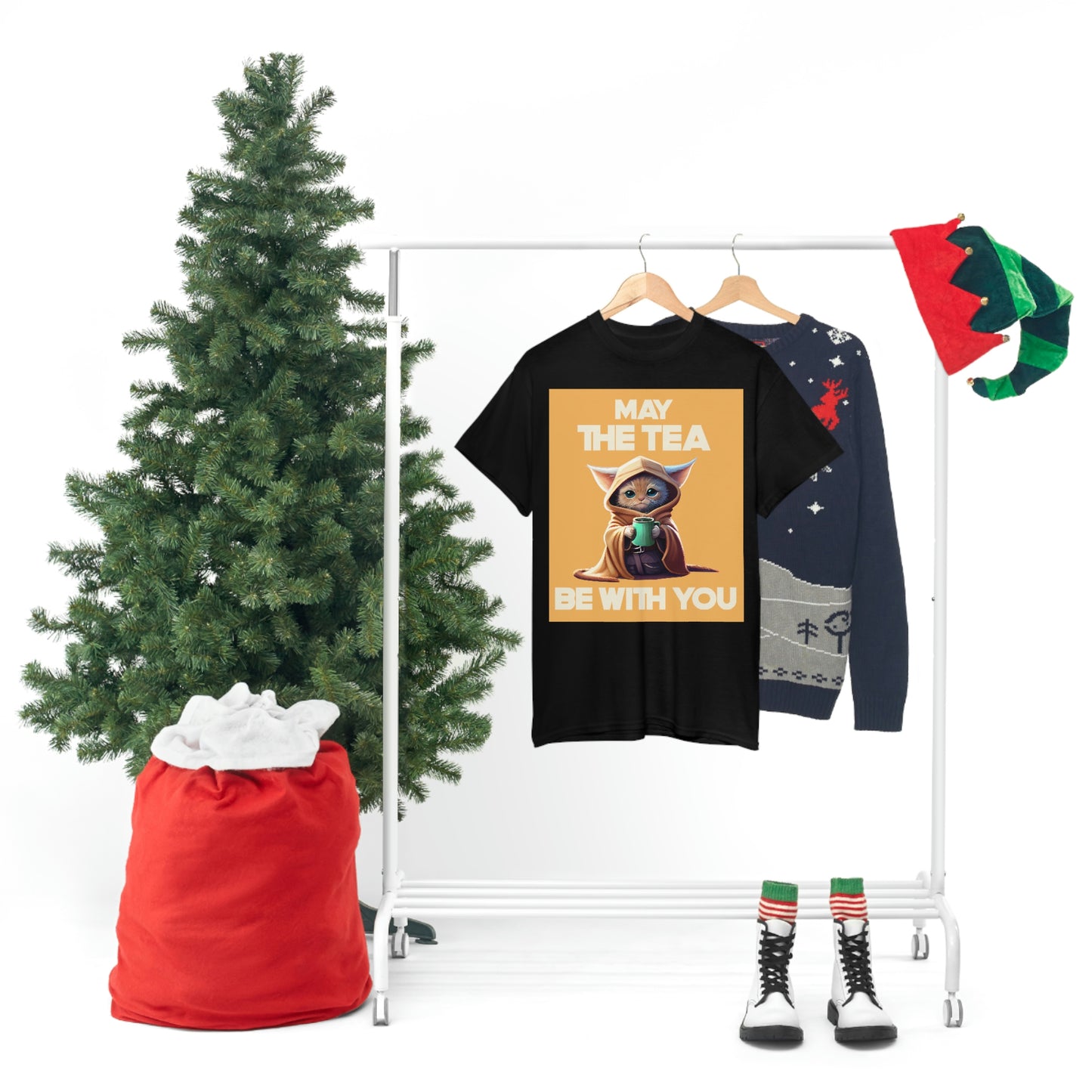 MAY THE TEA BE WITH YOU Unisex Heavy Cotton Tee
