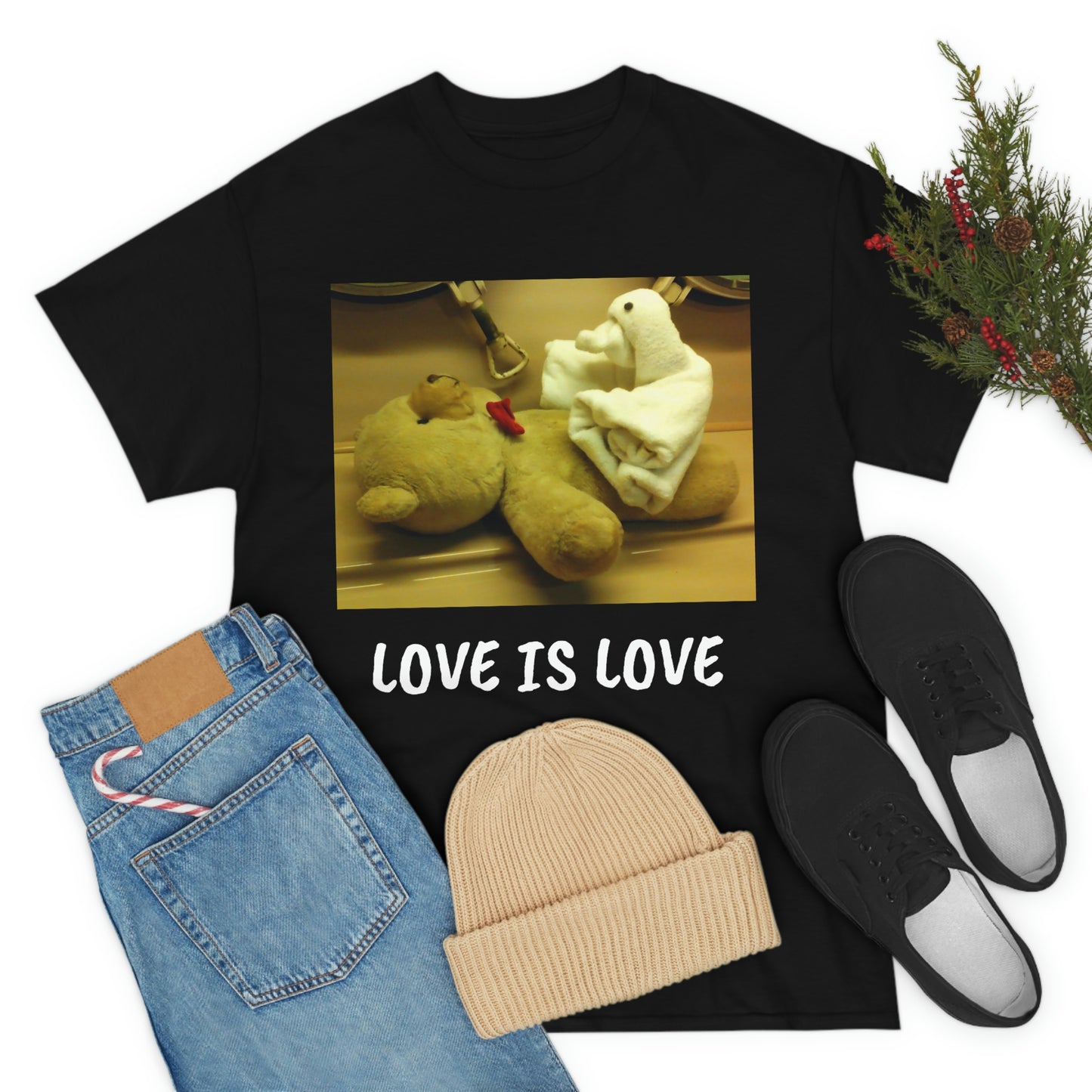 LOVE IS LOVE Unisex Heavy Cotton Tee