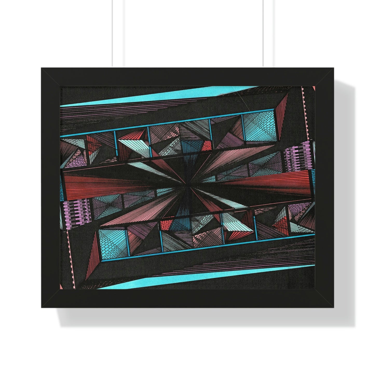 DUO MEGALOPOLIS Framed Horizontal Poster