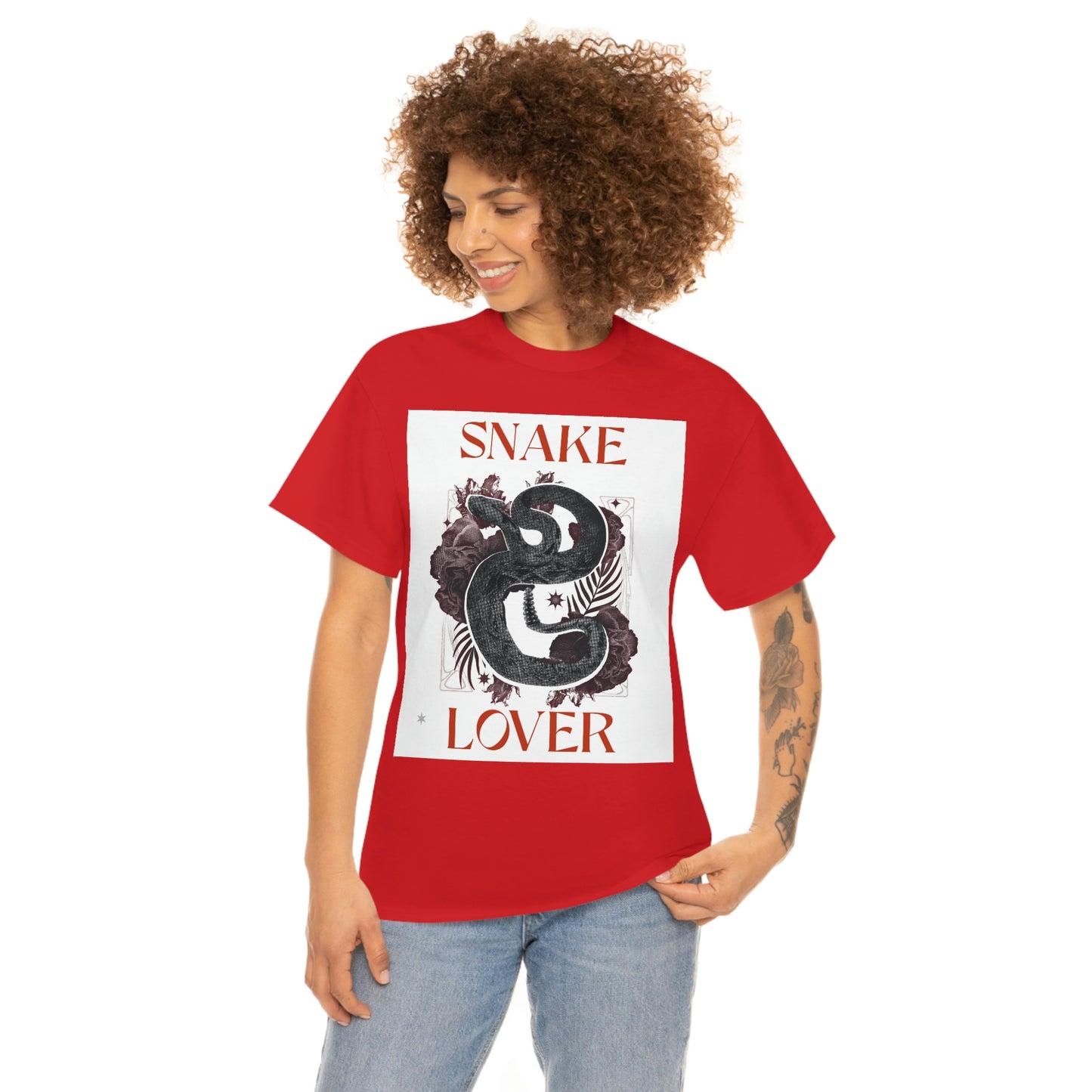 SNAKE LOVER Unisex Heavy Cotton Tee