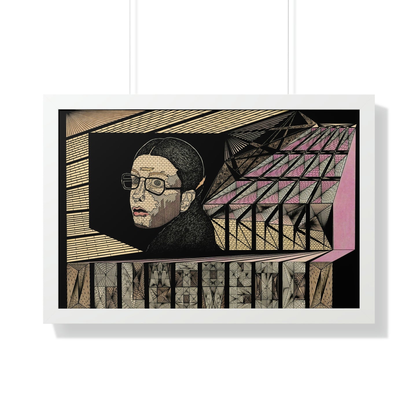 PLATONIC LOVE Framed Horizontal Poster