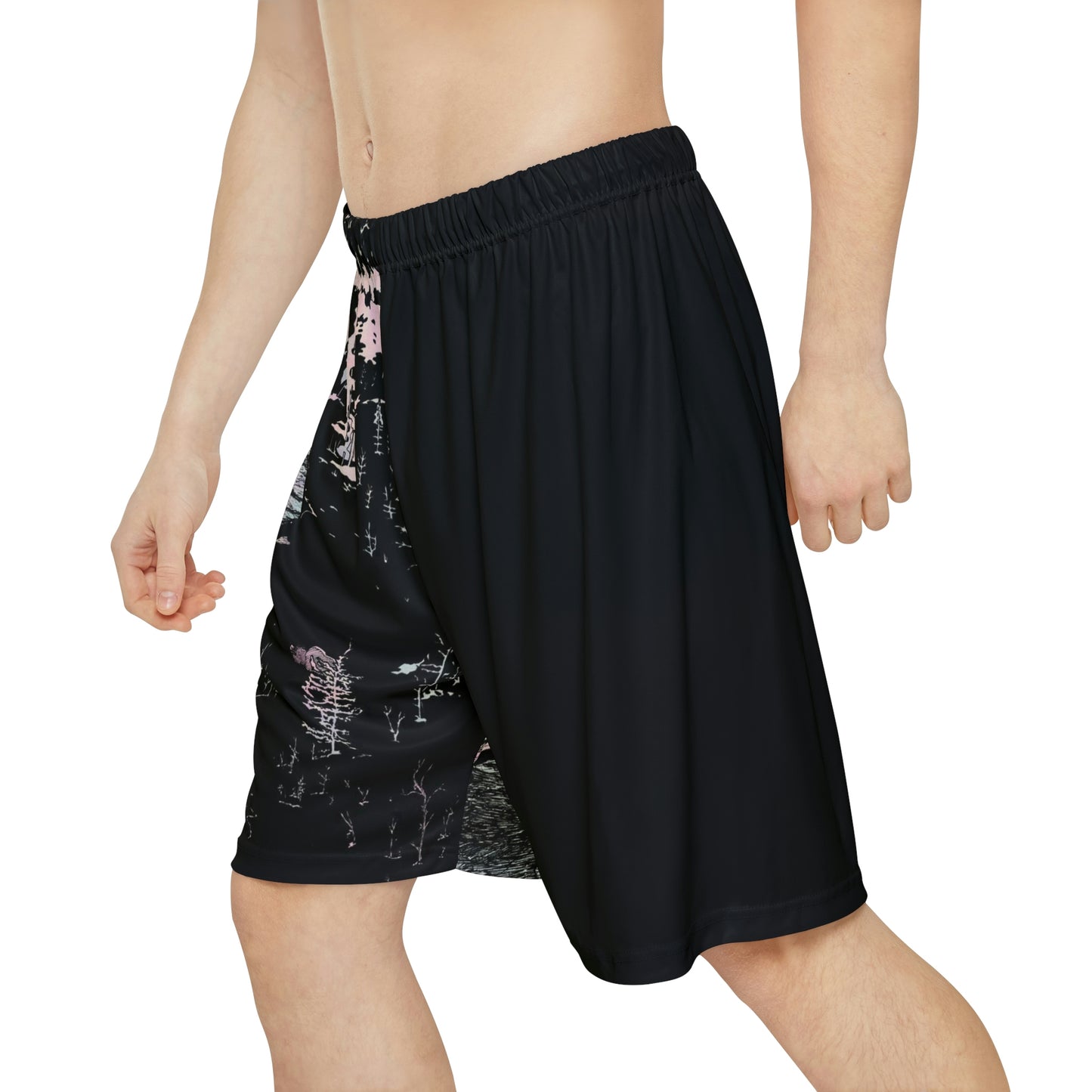 BLACK WONDERLUST  Men’s Sports Shorts (does not have pockets)
