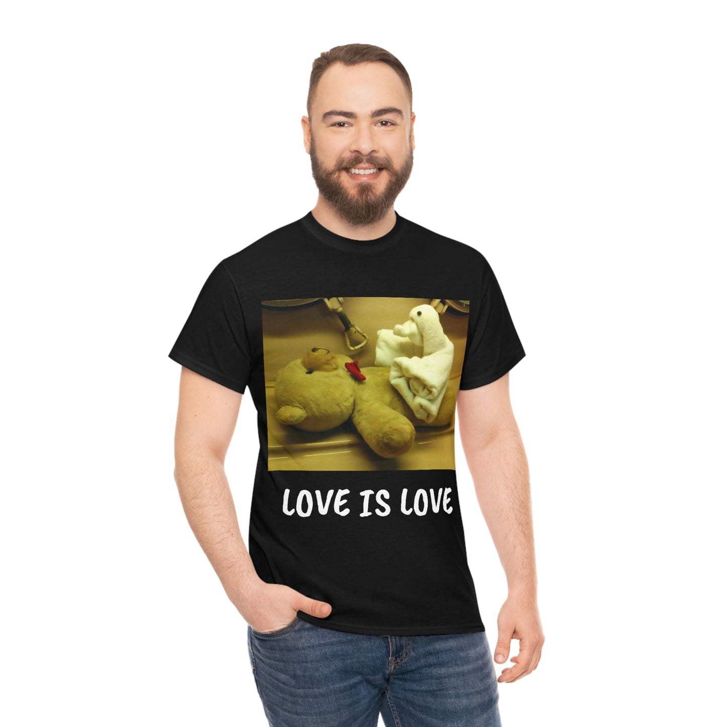 LOVE IS LOVE Unisex Heavy Cotton Tee
