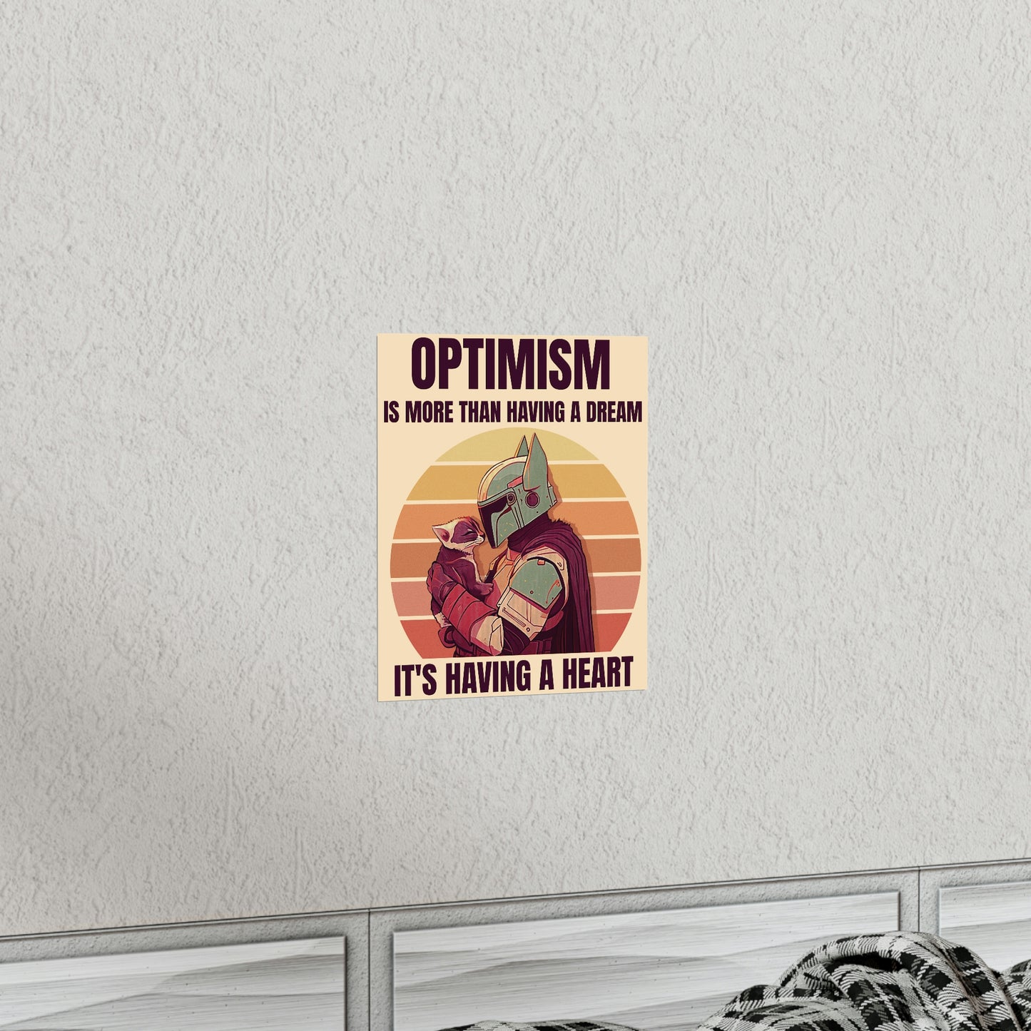 OPTIMISM Premium Matte Vertical Posters