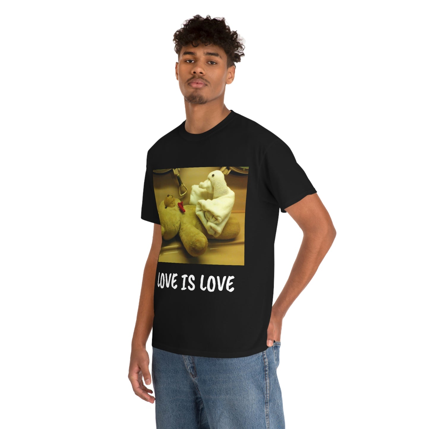 LOVE IS LOVE Unisex Heavy Cotton Tee