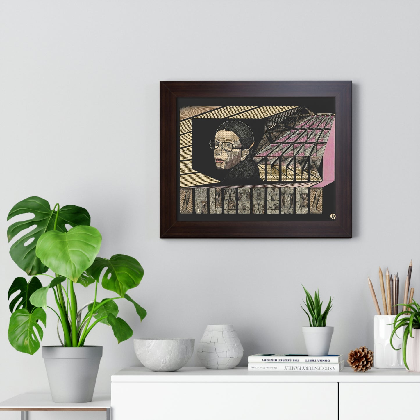PLATONIC LOVE Framed Horizontal Poster