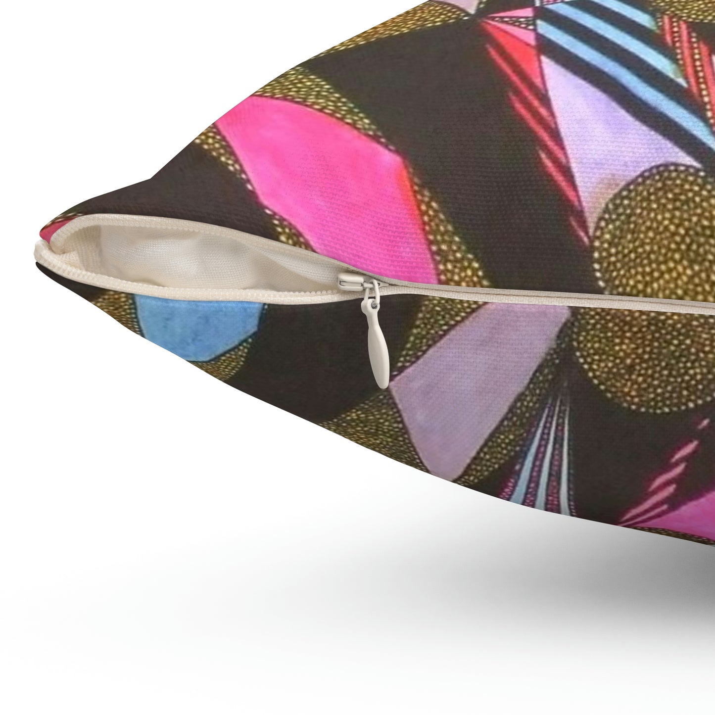 ABSTRACT COLONNADE Spun Polyester Square Pillow