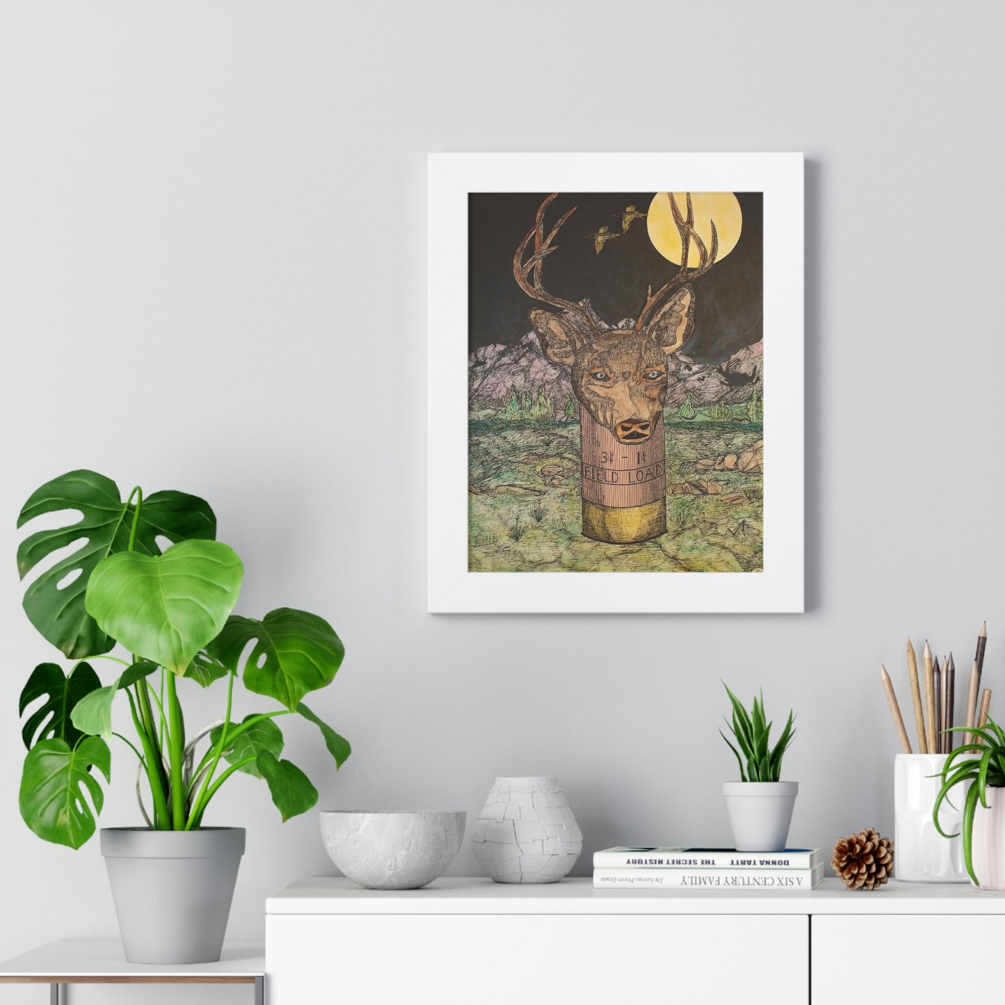 BUCKSHOT Framed Vertical Poster
