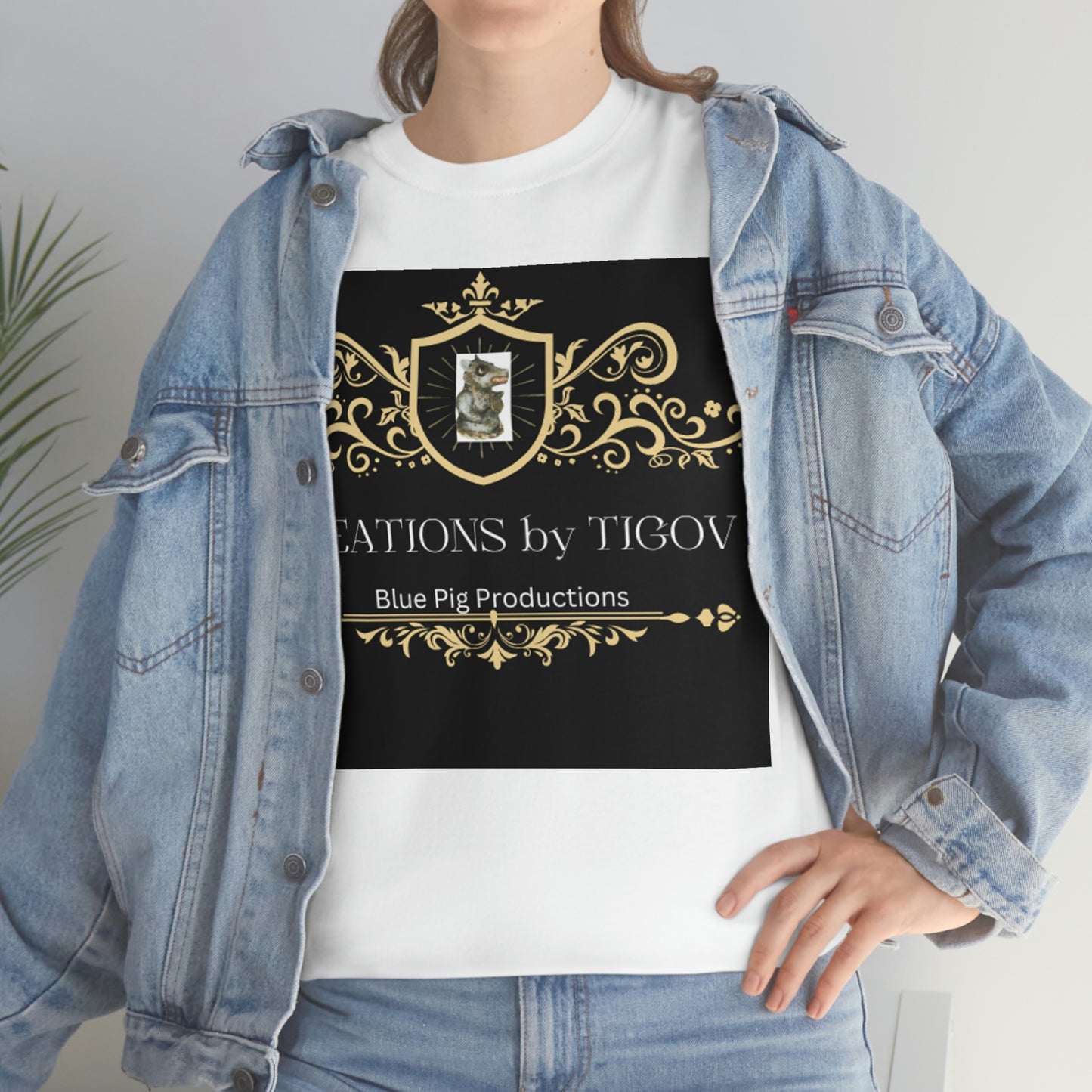 CREATIONS BY TIGOV Unisex Heavy Cotton Tee