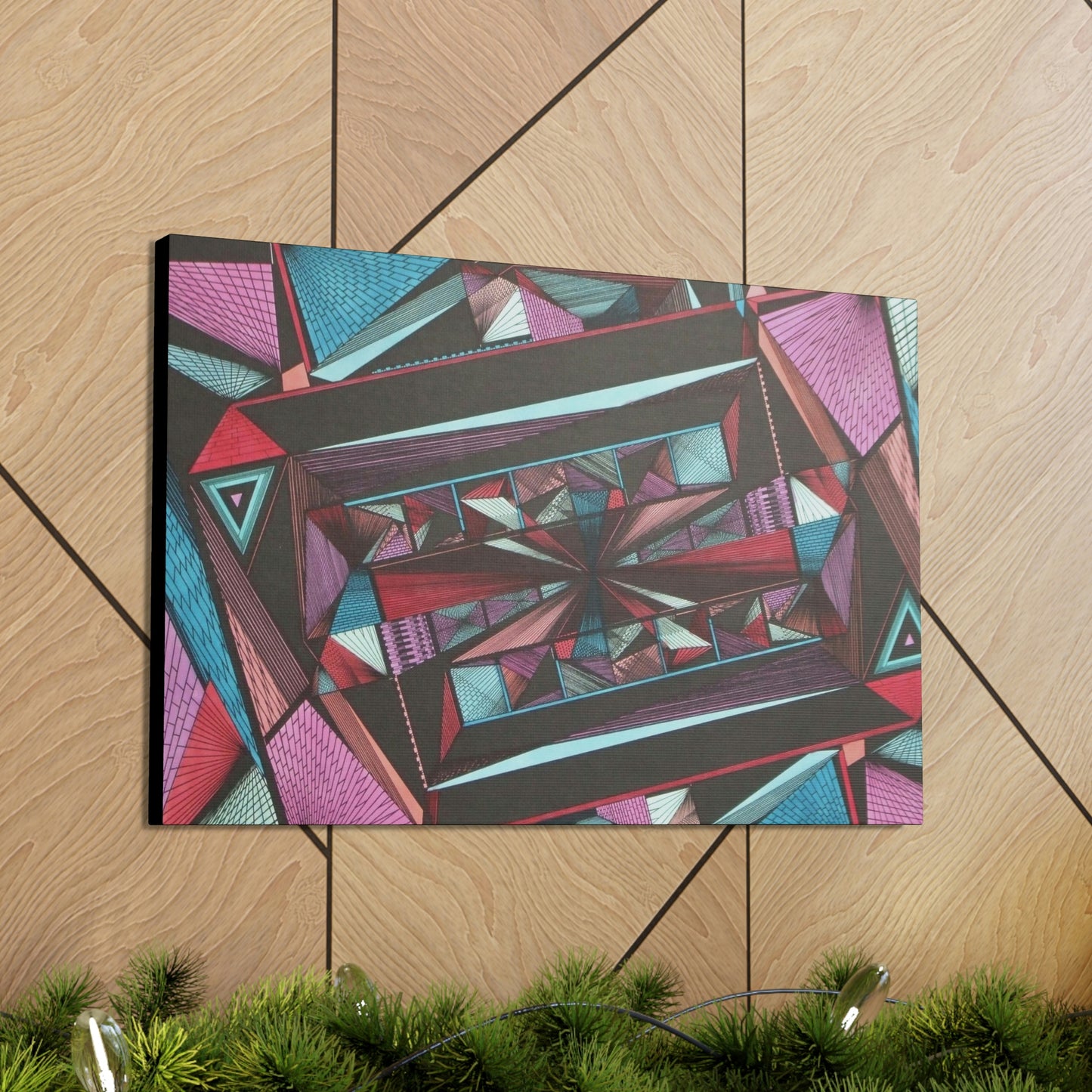 LIGHT DUO MEGALOPOLIS Canvas Gallery Wraps