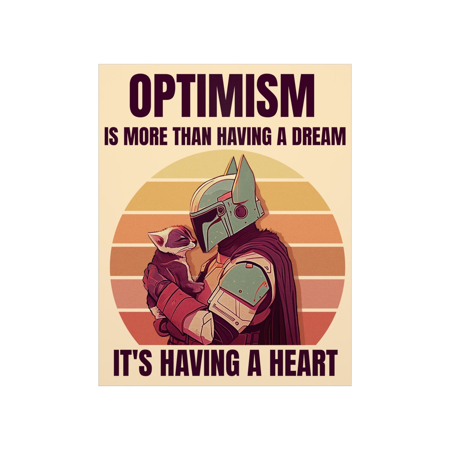 OPTIMISM Premium Matte Vertical Posters