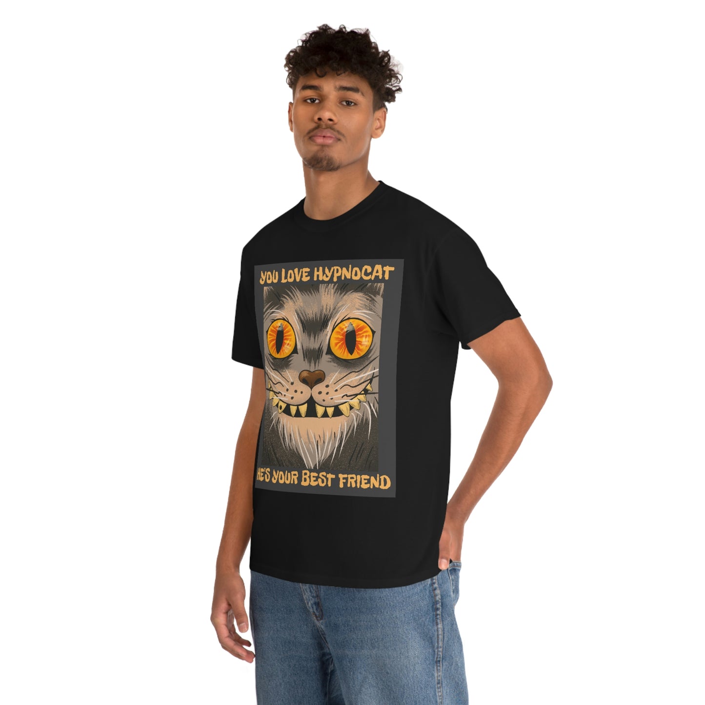 YOU LOVE HYPNOCAT Unisex Heavy Cotton Tee