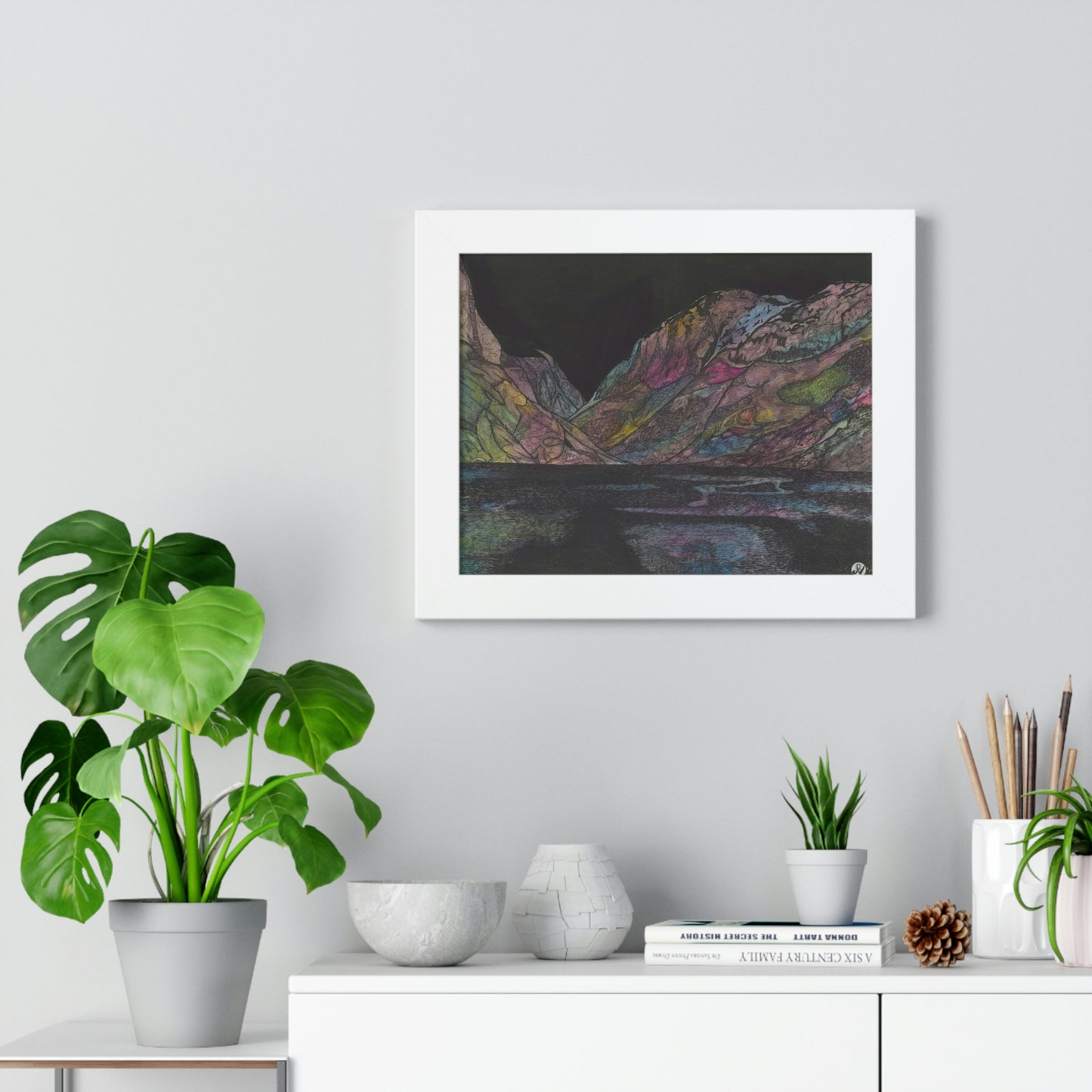 LAKE GUDVAGAN Framed Horizontal Poster