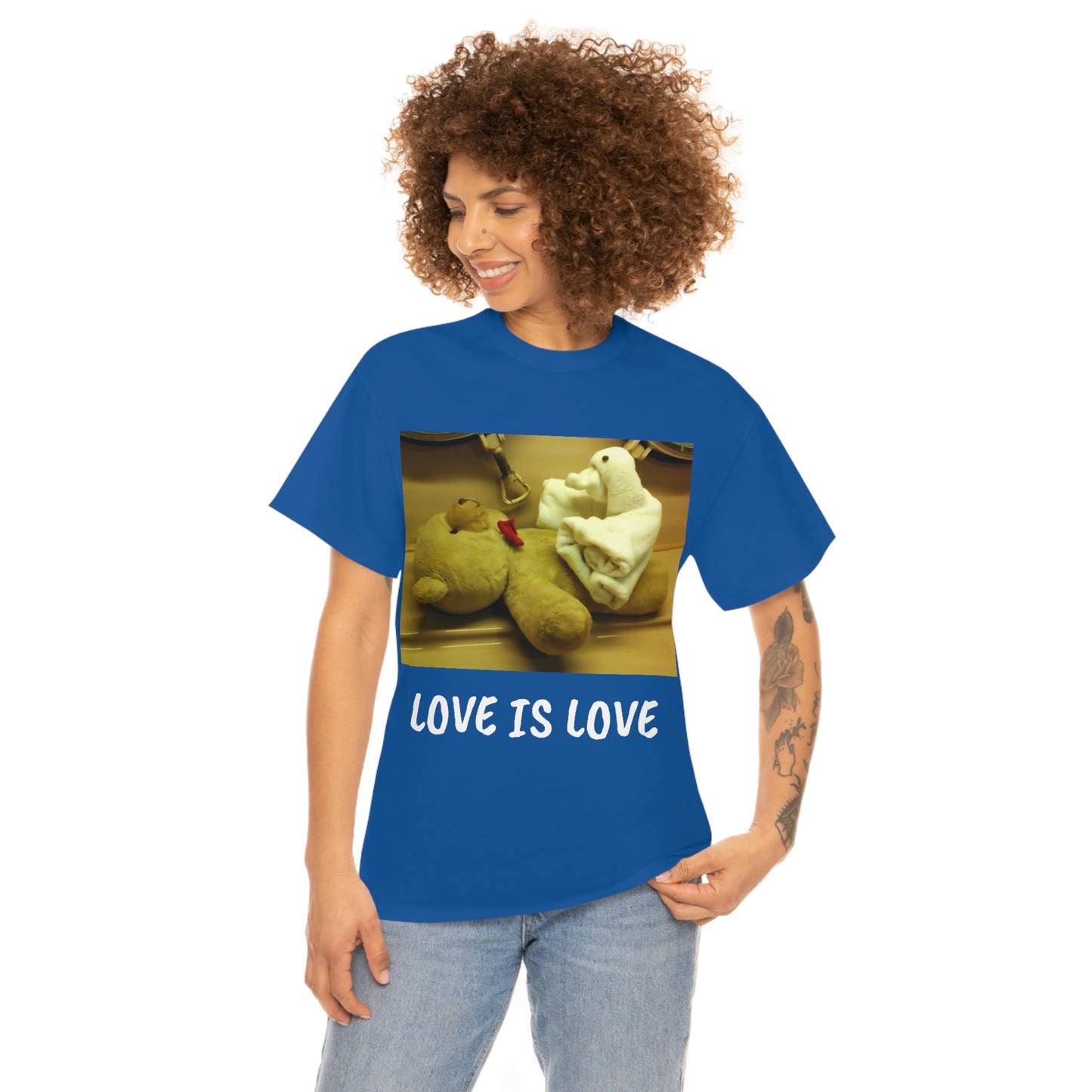 LOVE IS LOVE Unisex Heavy Cotton Tee