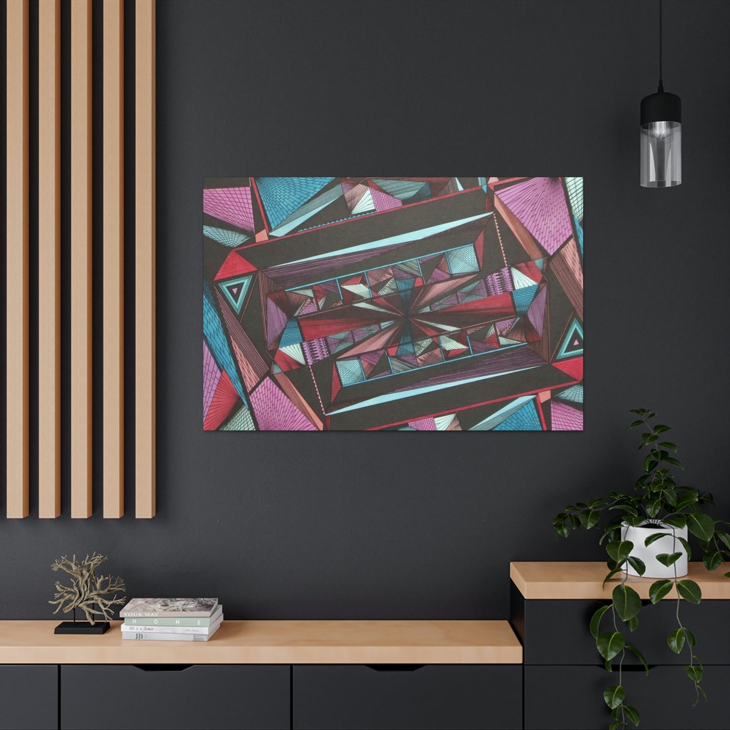 LIGHT DUO MEGALOPOLIS Canvas Gallery Wraps