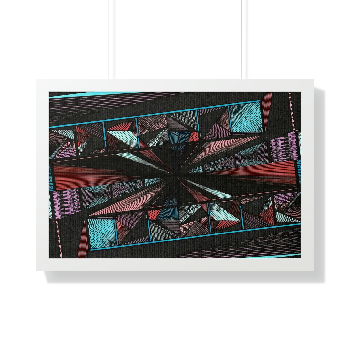 DUO MEGALOPOLIS Framed Horizontal Poster