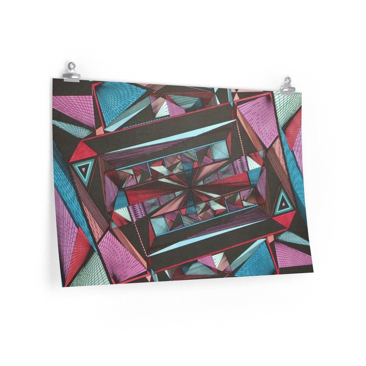 LIGHT DUO MEGALOPOLIS Premium Matte horizontal posters