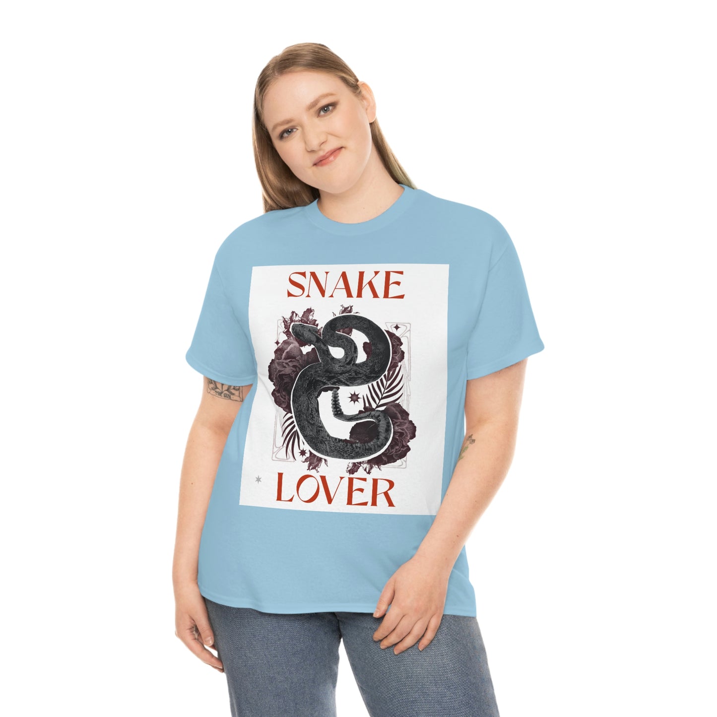 SNAKE LOVER Unisex Heavy Cotton Tee