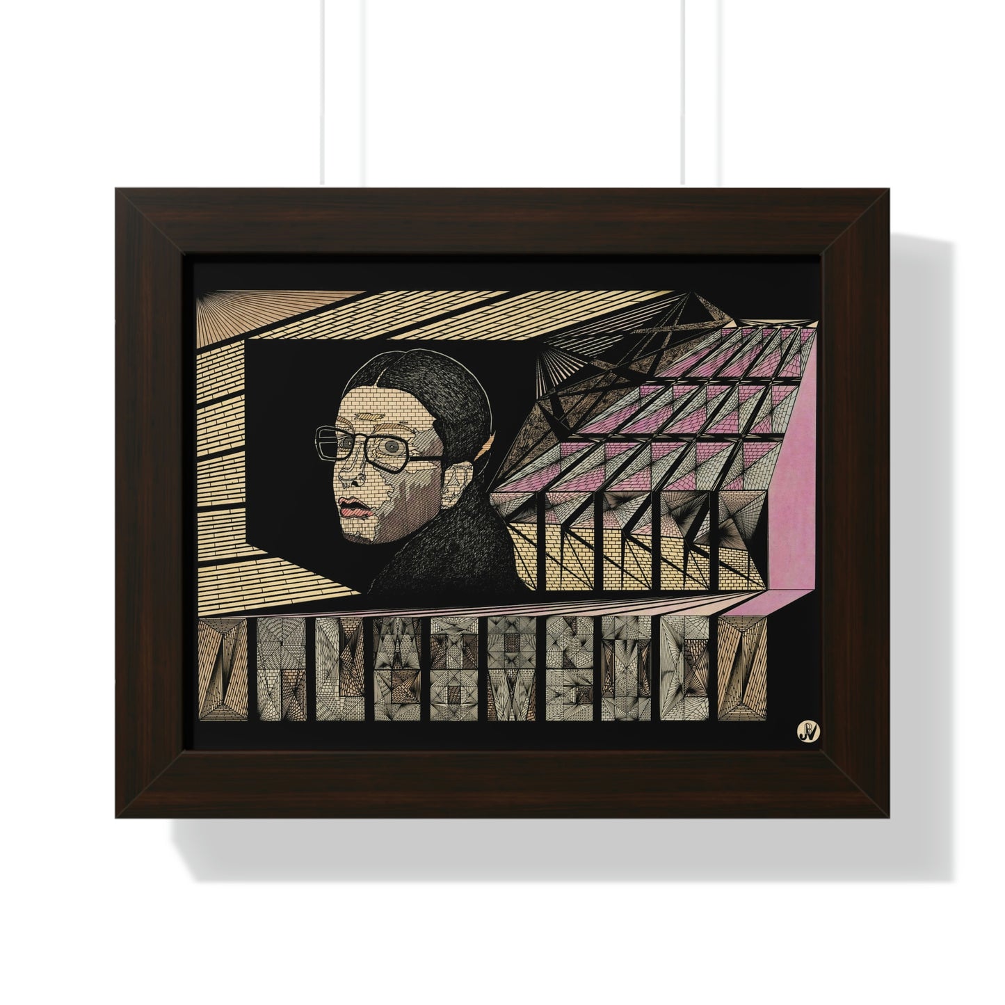 PLATONIC LOVE Framed Horizontal Poster