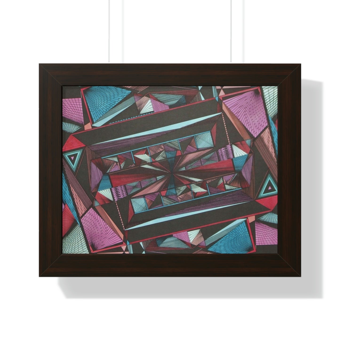 LIGHT DUO MEGALOPOLIS Framed Horizontal Poster
