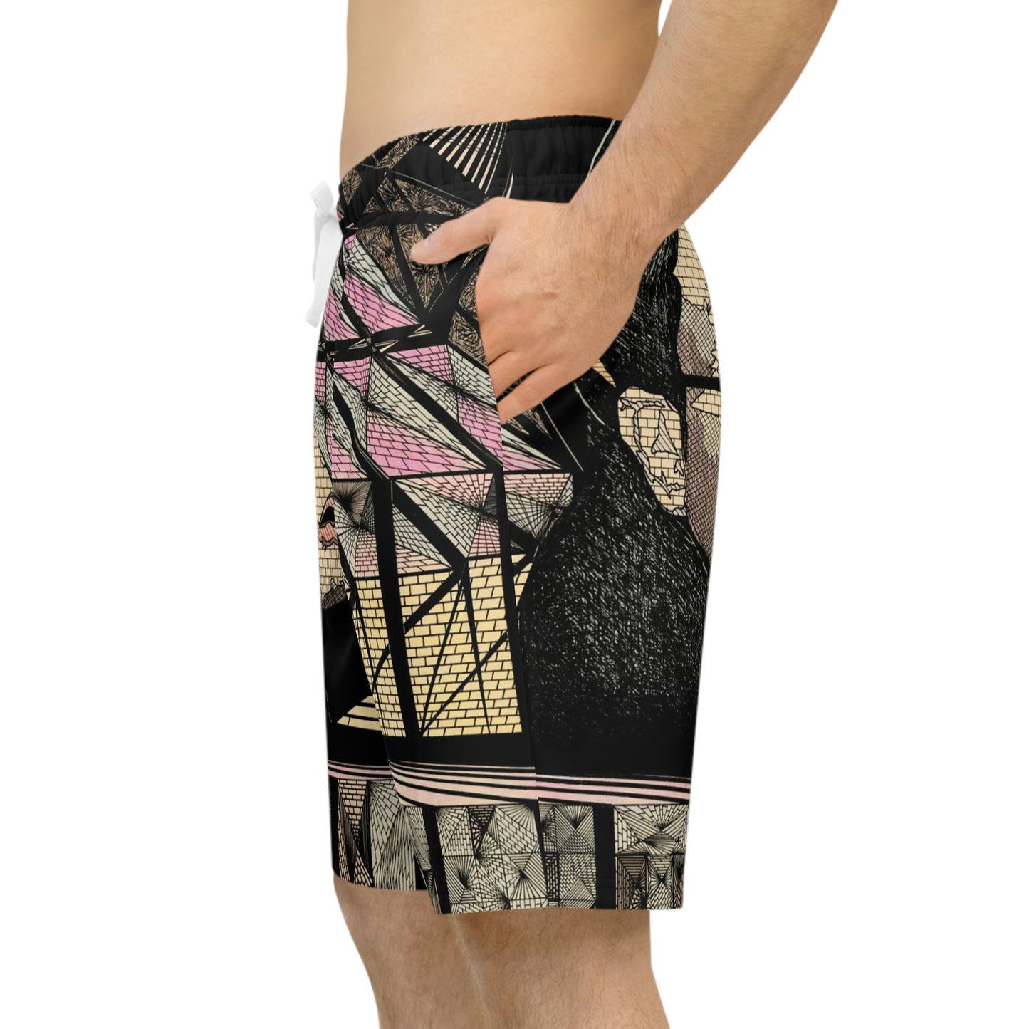 PLATONIC LOVE Athletic Long Shorts (AOP)