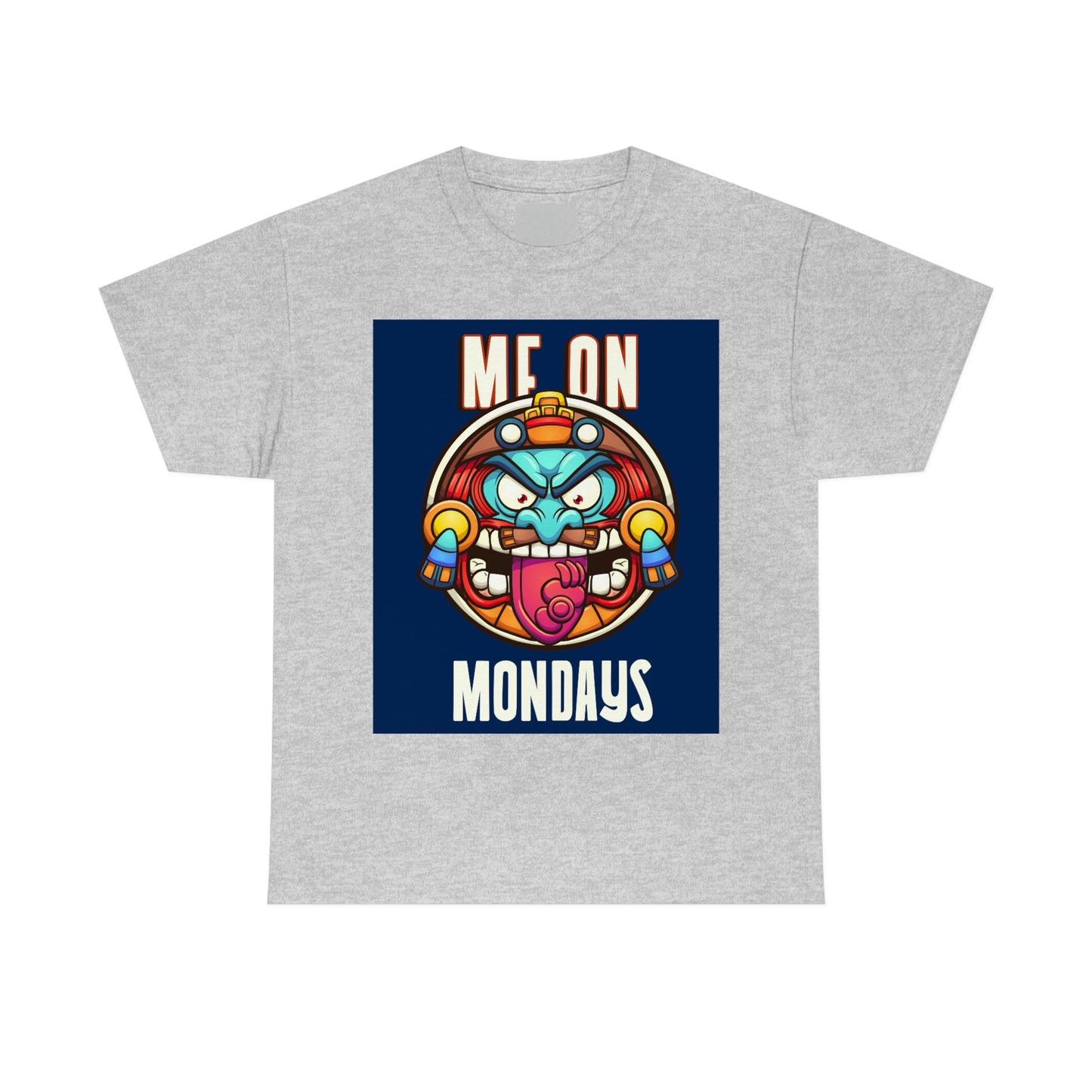 ME ON MONDAYS (BLUE) Unisex Heavy Cotton Tee
