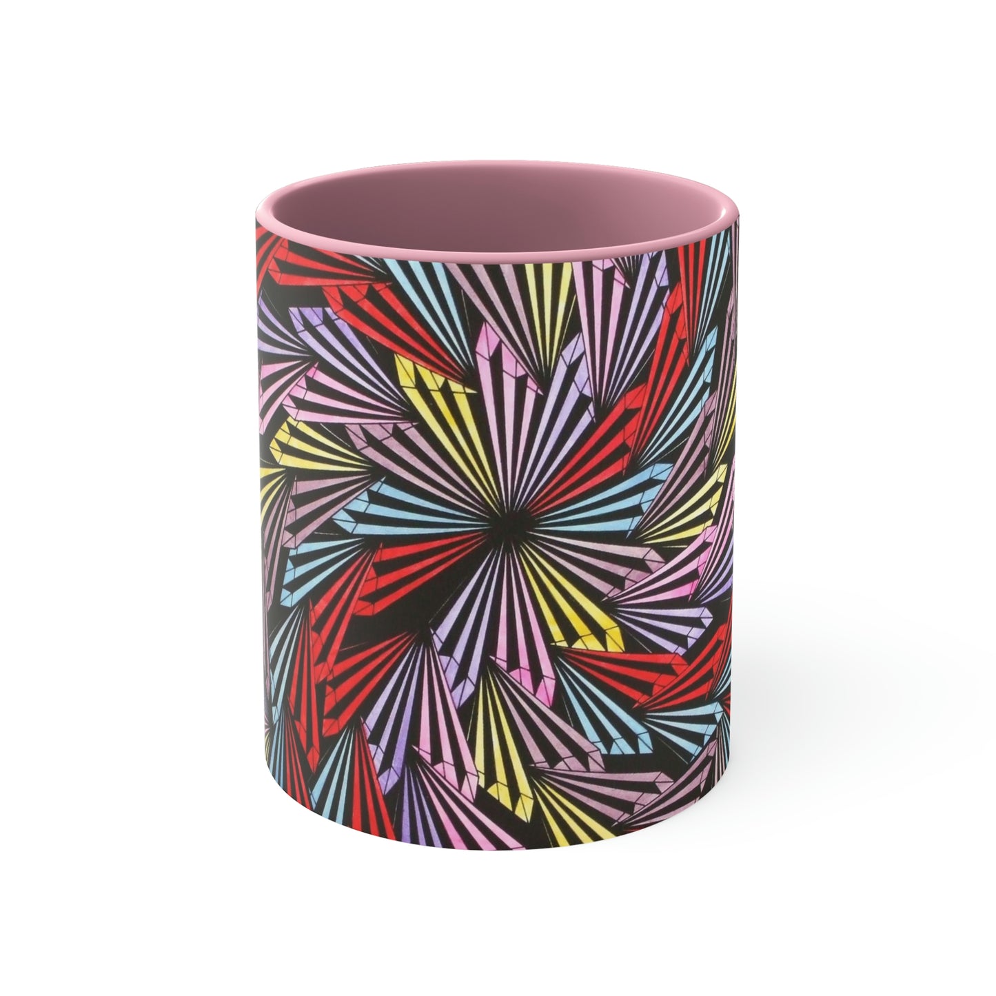 PINWHEEL Accent Coffee Mug, 11oz