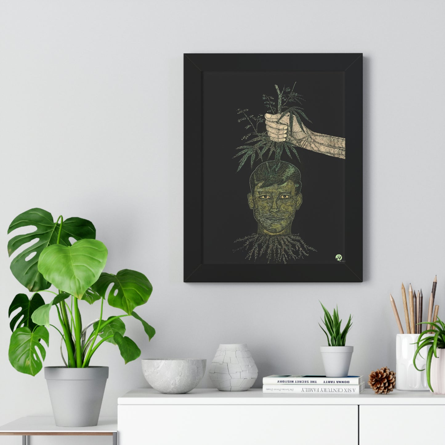 POTHEAD Framed Vertical Poster