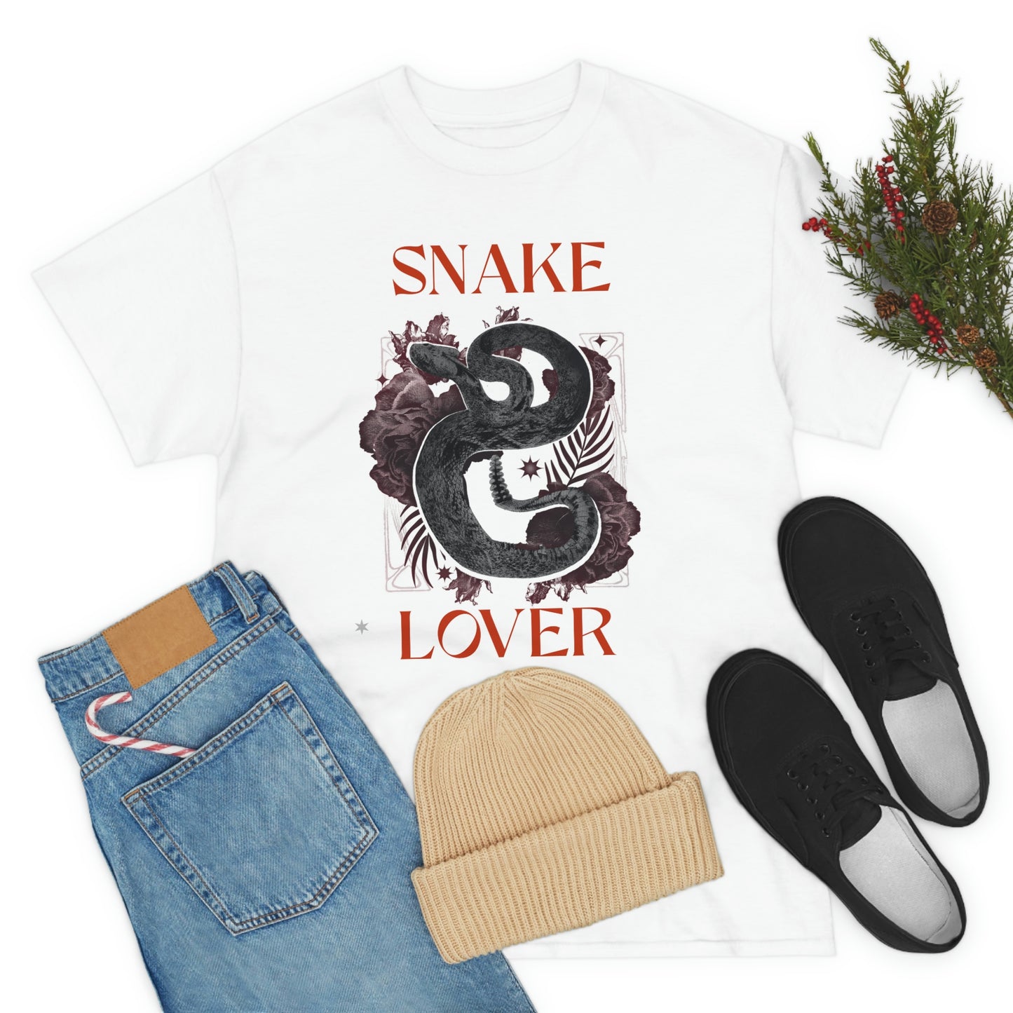SNAKE LOVER Unisex Heavy Cotton Tee