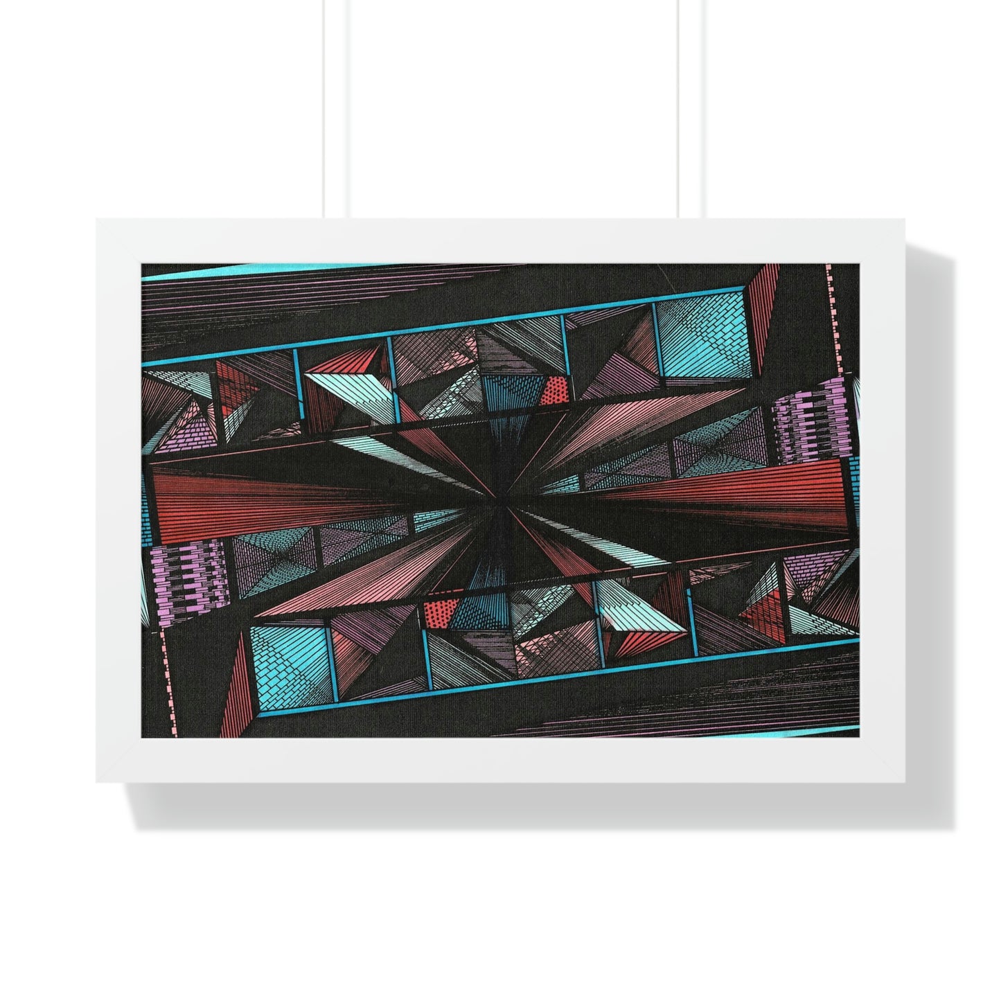 DUO MEGALOPOLIS Framed Horizontal Poster