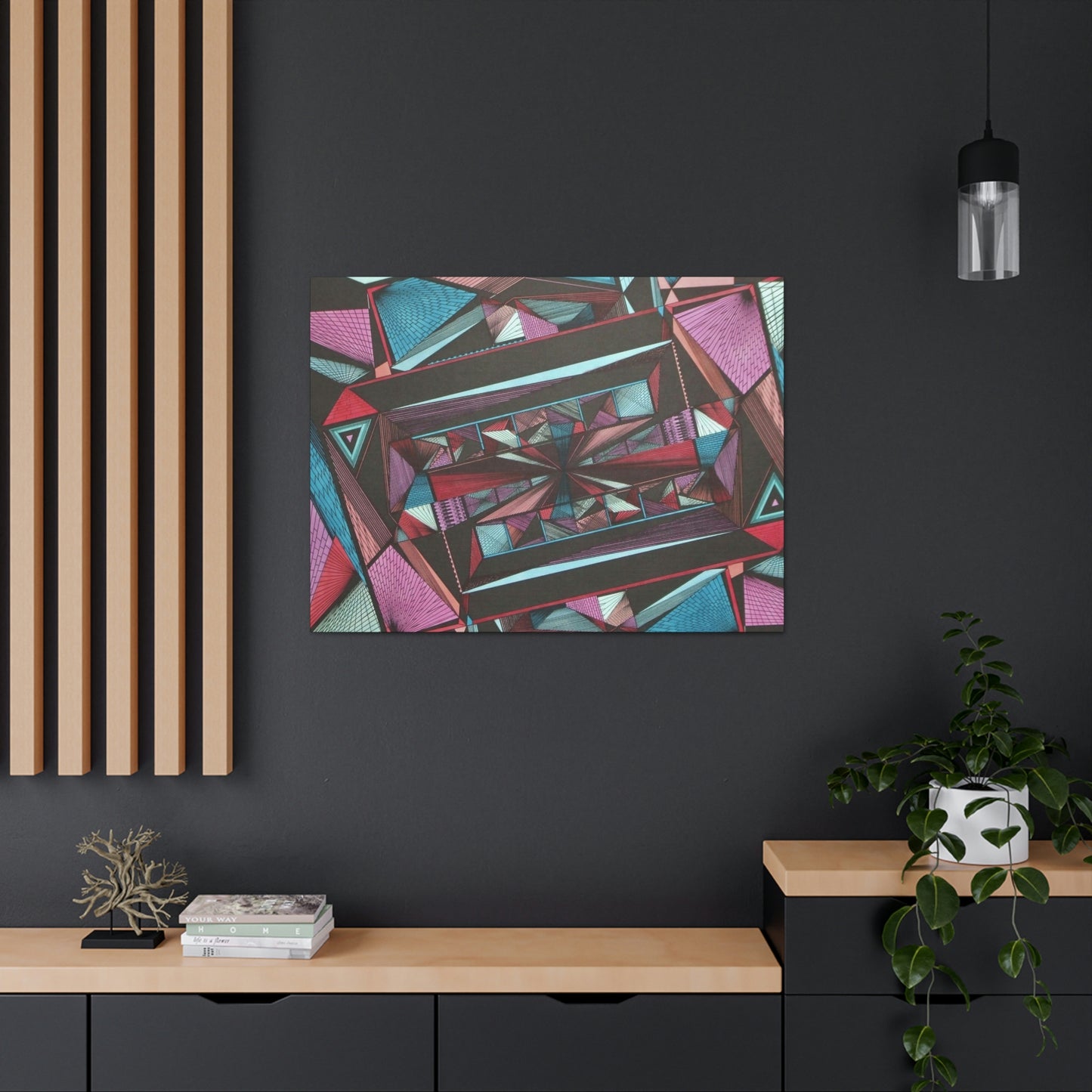LIGHT DUO MEGALOPOLIS Canvas Gallery Wraps