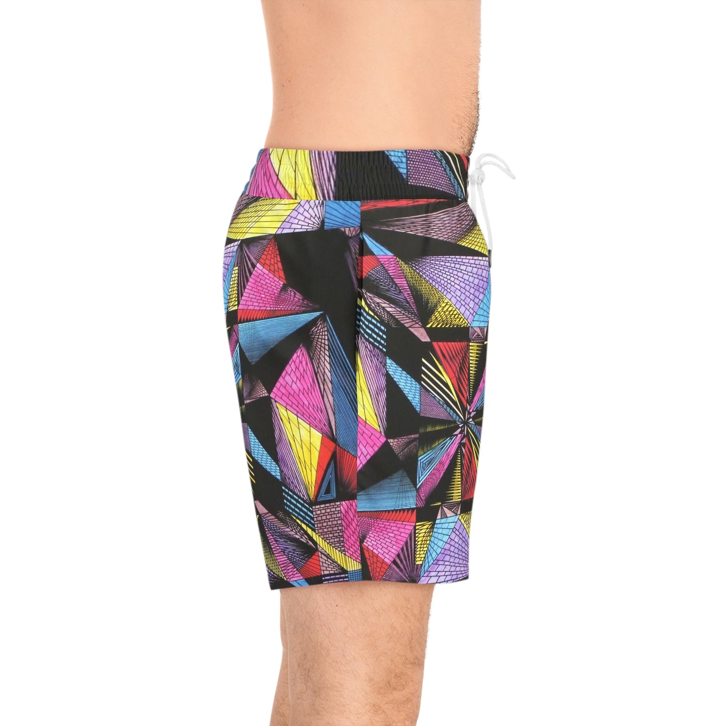 EDIFACE Men's Mid-Length Swim Shorts (AOP)