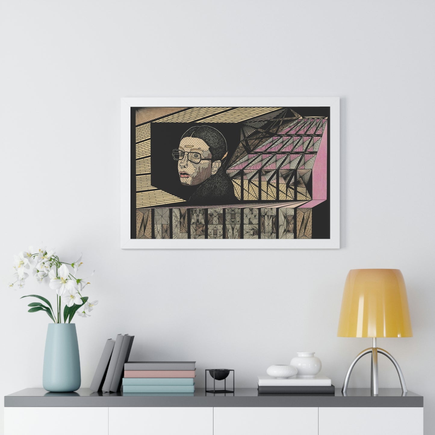 PLATONIC LOVE Framed Horizontal Poster