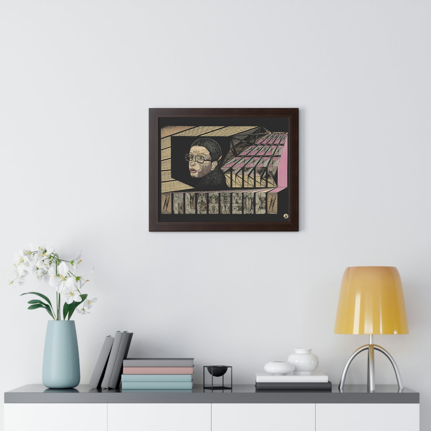 PLATONIC LOVE Framed Horizontal Poster