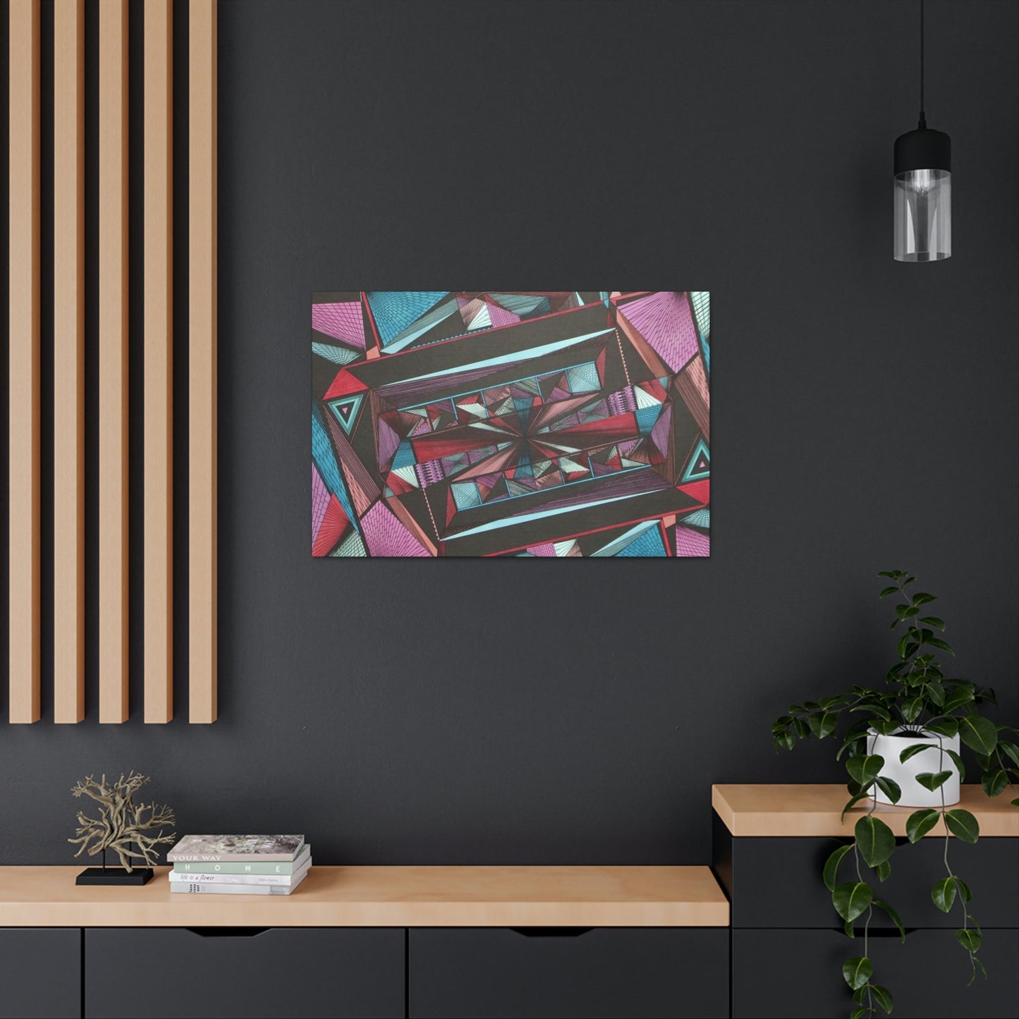 LIGHT DUO MEGALOPOLIS Canvas Gallery Wraps
